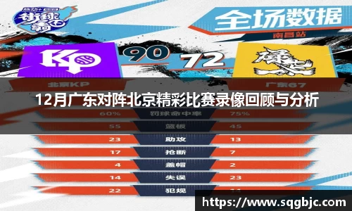 12月广东对阵北京精彩比赛录像回顾与分析